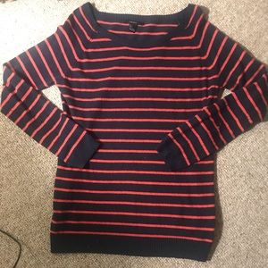 Forever 21 red and navy striped sweater (FAIR)